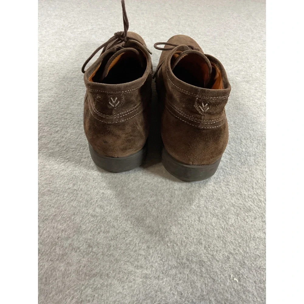 John Varvatos Mens Brown Suede Chukka Boots Vibram Sole F2400R2 Size 9